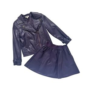 Finding Foxtale Plum Purple Faux Leather matching set 6